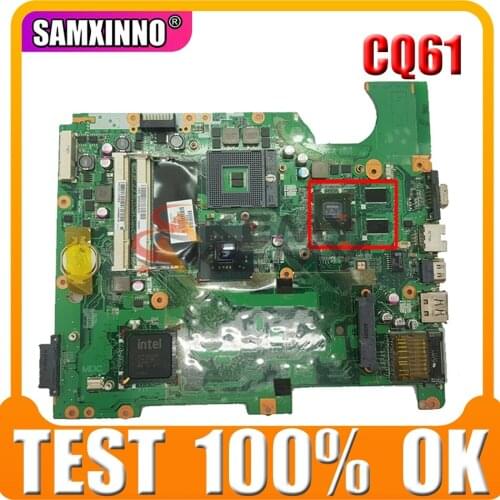 AKemy Laptop motherboard For HP CQ61 Mainboard PM45 DA00P6MB6D0 517837-001 517837-601 graphics card