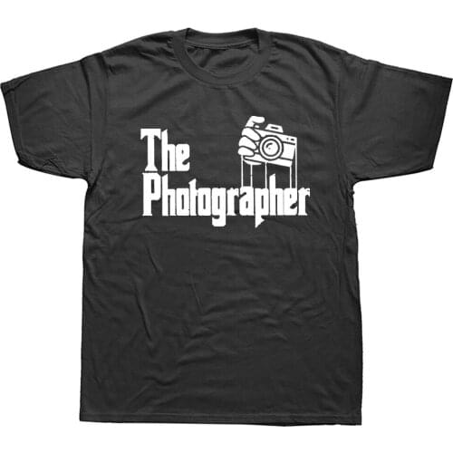 The Photographer T Shirt Cotton O Neck The Godfather Short Sleeve Photography Mens Clothing Adult Harajuku T-Shirt