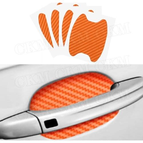 Car Sticker Door Handle Protective sticker Personalized Carbon Look Film Set Auto Accessorise For Universal Car