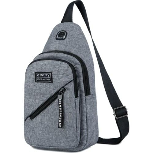 New Mens Chest Bag over-the-Shoulder Bag Small Backpack Messenger Bags Mens Bag