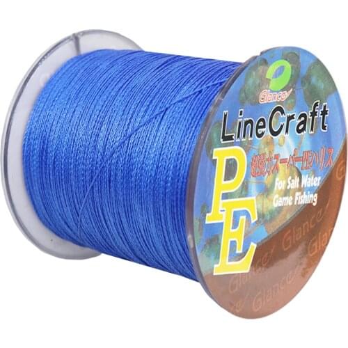 Braided Fishing Line Super Strong Superline 4 Strands 500m(546yards) PE Fishing Lines 10LB 20LB 25LB 50LB 60LB 80LB