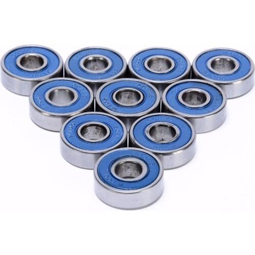 10pcs Rubber Sealed 608-2RS Bearings Deep Groove Miniature Ball Bearing 8x22x7mm Mayitr Mechanical Parts