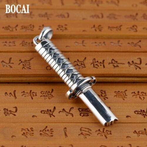 Thai silver real S925 Sterling Silver Pendant for Man antique crafts Mens personality shape pendant sword explosion gift