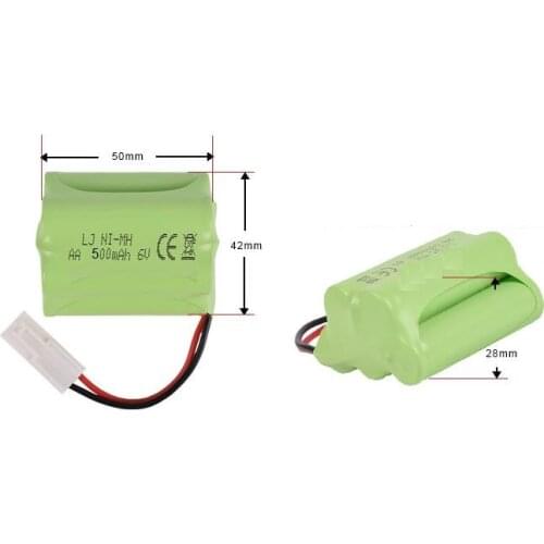 R/C Truck R/C car R/C tank R/C boat 6V 500mAh Ni-MH rechargeable AA battery 2pcs/lot