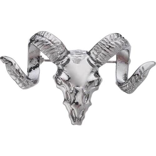Retro ox head, English wind, mens suits, brooches, badges and other features