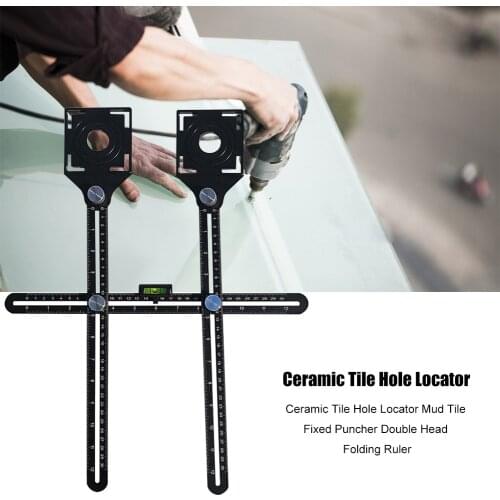 Adjuster Universal Floor Hole Punch Tool Tile Hole Locator Adjustable Tool Ceramic Tile Hole Locator Tile Height