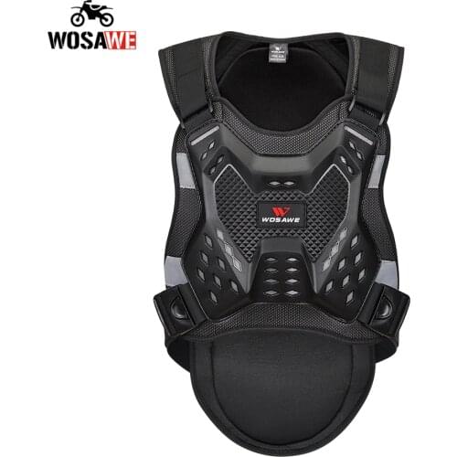 WOSAWE Motorcycle Protecitve Armor Adult ABS Motocross Body Armor Racing guard Body Protector Vest Armor protective Gear