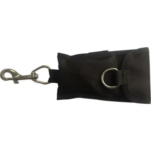 Scuba Diving Single Reef Hook Webbing Bolt Clip & Storage Bag Scuba Cave Diving Current Bolt Snap Single Hook