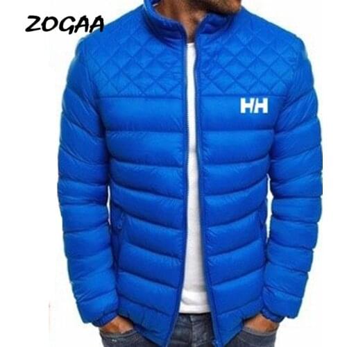 ZOGAA Winter Jacket Men Zipper Parkas Warm Clothes Casual Solid Windbreaker Parka Overcoat Fashion Mens Jackets and Coats 2020
