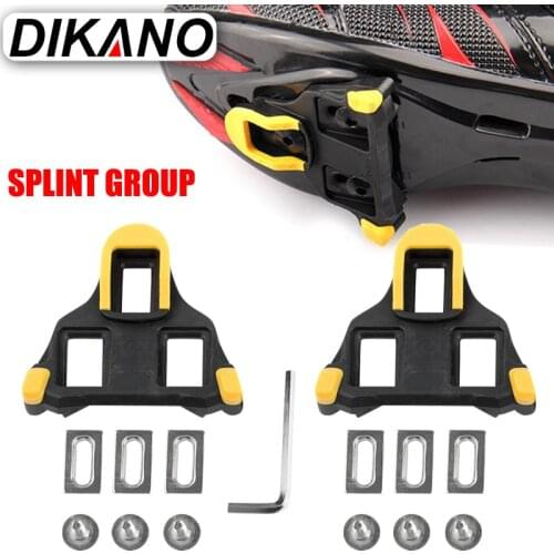 1 Pair Cleat Set 0/4.5/9 Degree Float Road Bike Pedal Cleats Compatible for Shimano SPD-SL