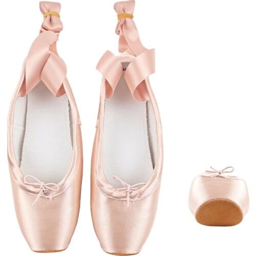 Ballet Dance Shoes Child and Adult Ballet Pointe Dance Shoes Professional with Ribbons Shoes Woman Zapatos Mujer Sneakers Women