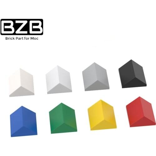 BZB MOC 3043 2x245 Degree Double-Sided Oblique High-tech Building Block Model Kids DIY Educational Toy Brick Parts Best Gift