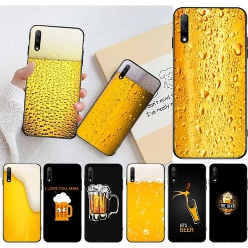Beers Alcohol Summer Bubble Phone Case for Huawei Honor 30 20 10 9 8 8x 8c v30 Lite view pro