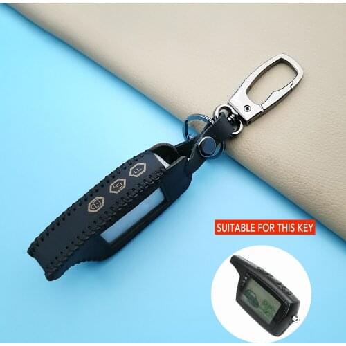 3 Buttons Key Cover Style Leather Case For TAMARACK Pandora DXL3000 Remote Control Car Alarm System Accessories