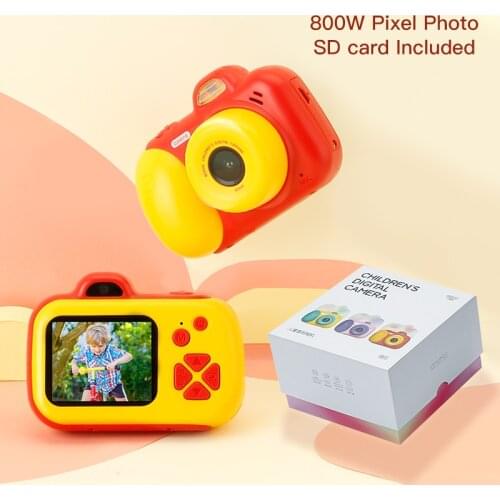 Kids Camera Toys Baby Cool Cute Digital Photo Camera Children Educational Toy 12 Languages 16G Supported Birthday Xmas Gifts