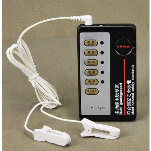 Electric Electric pulse therapy Yin masturbation massager clip clip Medical Themed Toys