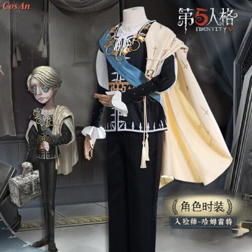 Hot Game Identity V Aesop Carl Cosplay Costume The High Quality Fashion Uniform Suits Male Party Role Play Clothing XS-XL