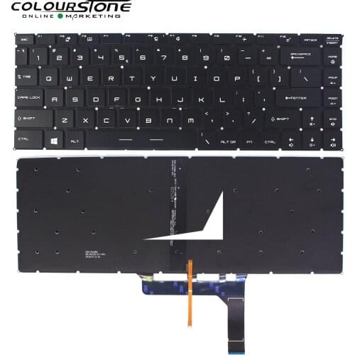 GS65 US Keyboard For MSI GS65VR MS-16Q1 Series English keyboard Black With Backlit