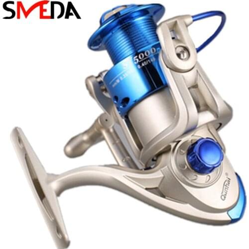Molinete Spinning Reels Pesca Carretilha Fishing Reel 2000-7000 Wheel For Fishing