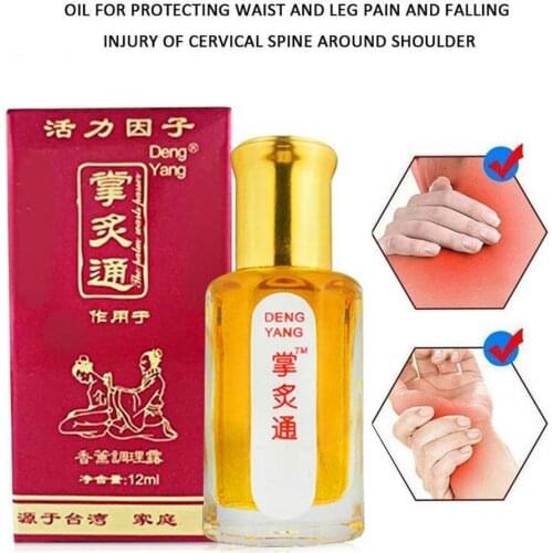 Chinese Herbal Patches Bee Venom Essential Oil 12ml Plaster Tiger Neck Body Body Back Killer Pain Relaxation Massage Balm H5F7