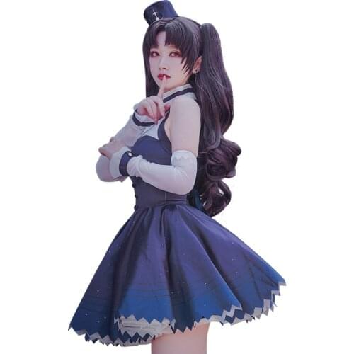 Ishtar fgo Cosplay Costume Fate/Grand Order Moon girlfriend Ishtar cosplay costume for Halloween Fancy Stage Performance Props
