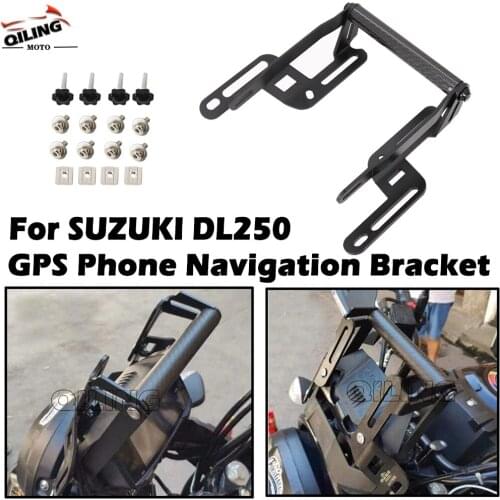 Motorcycle Navigation Support Windshield Lifting Function Adjustment GPS Phone Navigation Bracket For SUZUKI DL250 VERSYS DL 250