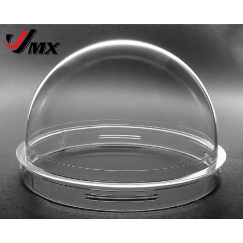 JMX 4.2 INCH Acrylic Indoor / Outdoor CCTV Replacement Screw Thread Clear Camera Dome Housing Security Dome Camera Housing