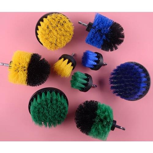 LETAOSK 3pcs Power Scrubber Cleaning Drill Brush Tile Grout Tub Cleaner Combo Tools Tool Kit