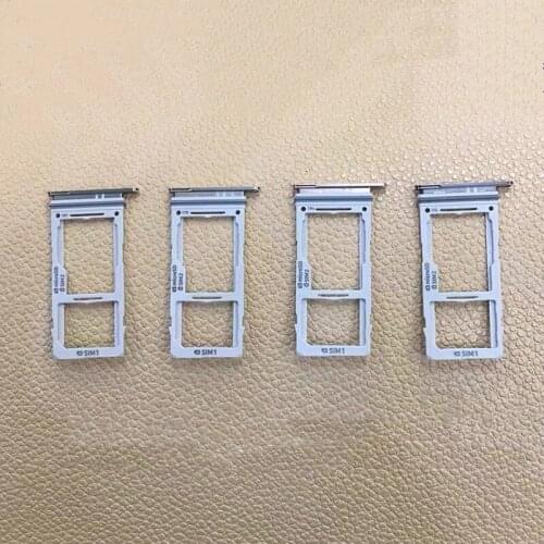 Phone SIM Card Tray For Samsung S10 Plus G975F G973F G973 Galaxy S10+ G975 Original Housing New Micro SD Card Adapter Holder