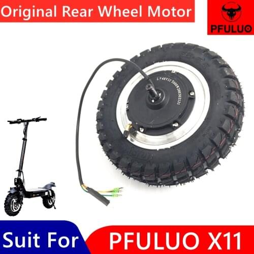 Original Rear Wheel 1000W Motor Parts for PFULUO X-11 Smart Electric Kick Scooter Hoverboard Rear Motor Accessories