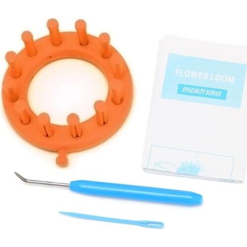 Loom Set Knitter Knitting Flower Loom Kit Make EMBELLISHMENTS For Hat Scarves