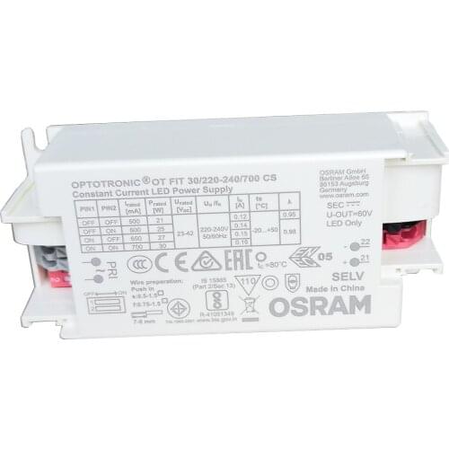 OT FIT 30/220-240/700 CS Constant Current LED Power Supply LED Driver 30W 60V