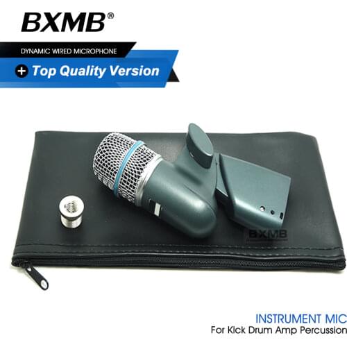 Professional BETA 56 Microphone Supercardioid Grade A 56A Dynamic Instrument Percussion Mic For Bass Amp Kick Tom Snare Drums