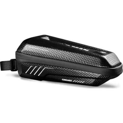 1L WILD MAN E5 Water Resistant Front Top Tube Cycling Bag EVA Hard Shell Front Beam Storage Backpack MTB Road Riding Accessories