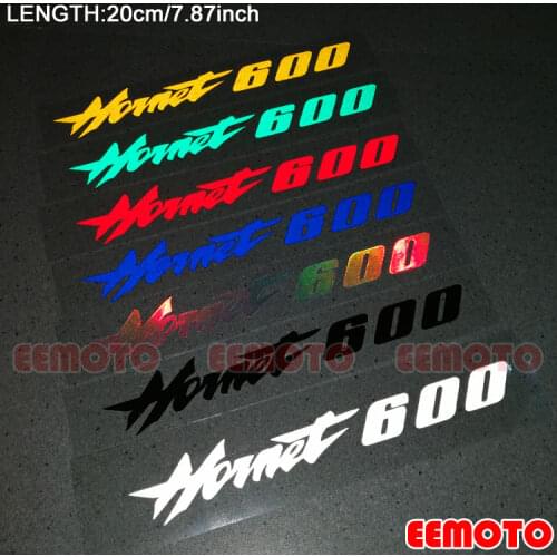 Motorcycle wheels rims helmet Body Shell Tank Pad Motorbike Fairing Reflective Decals Stickers for HONDA Hornet 600 Hornet600