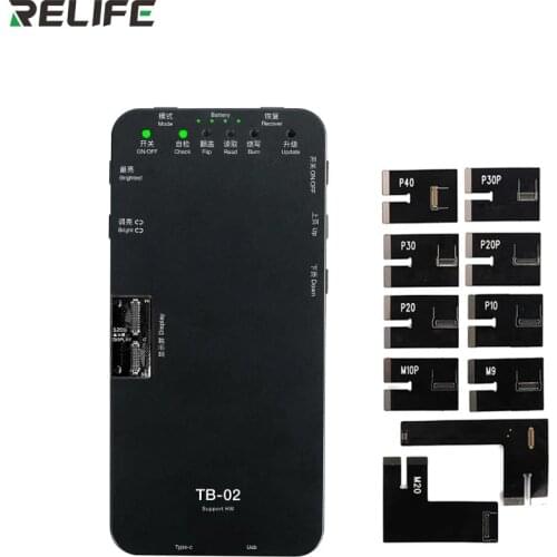 RELIFE TB-02 HW Test Box for HW P10/P20/P20P/P30/P40/Mate9/Mate10 Pro/Mate20/Mate30 Screen board Display Touch 3D repair Test