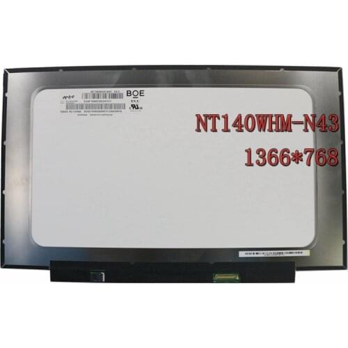 NT140WHM-N43 fit NT140WHM-N44 NT140WHM-N31 NT140WHM-N34 NT140WHM-N41 NT140WHM-N42 For HP 14-cf0006nx Laptop Lcd Screen 1366*768