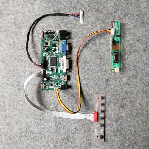 VGA DVI For LP150X05/LP150X06 screen M.NT68676 30-Pin LVDS LCD panel display drive controller board 1CCFL 1024*768 DIY kit