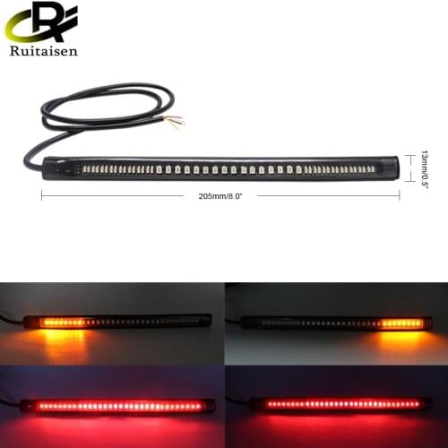 Waterproof Super Bright Flexible Strip Light Decoration 48 LED Light Signal Light Universal For Auto Car Motorcycle Truck