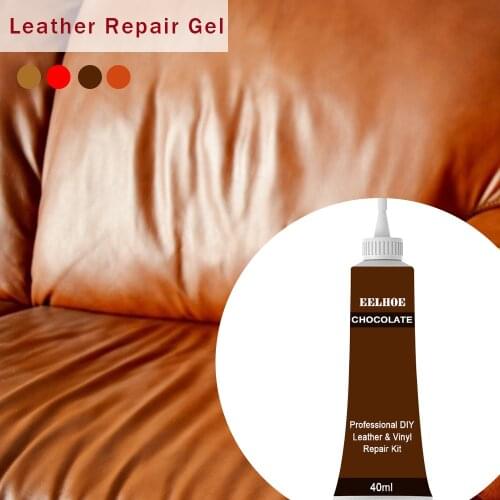 40ml Liquid in Leather Repair Gel Car Seat Sofa Home Leather Complementary Color Repair Paste Scratch Cracks Polish Paint Care
