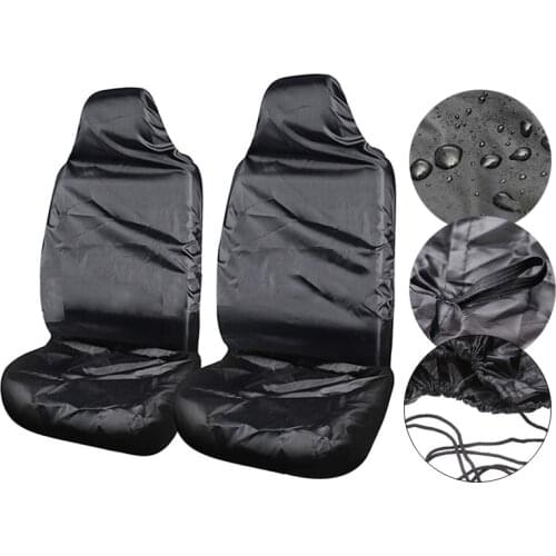 1 pcs Car seat cover Single seat black auto parts car driving co-driver seat cover Waterproof Dustproof car seat cover