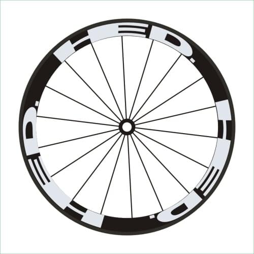 12pics/set HED 4Colors Wheel Sticker Road Bike 700c Wheel Stickers Wheel Rime Decorative Stickers Bicycle Decals Cycling Film