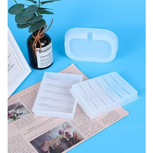 2021 Resin Molds Crystal Epoxy Resin Mold Soap Box Tray Casting Silicone Mould DIY Crafts Decoration Jewelry Making Tool