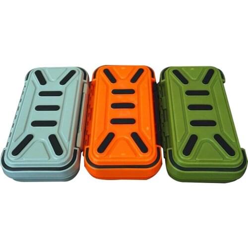 6 Compartments Storage Box Portable Waterproof Double-Sided Fishing Bait Lure Spoon Hooks Storage Case Square Fishing Tackle Box