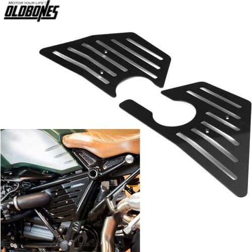 Aluminum Motorcycle Airbox Frame Cover Black Side Protection With Screw For BMW R NINE T R9T R 9T