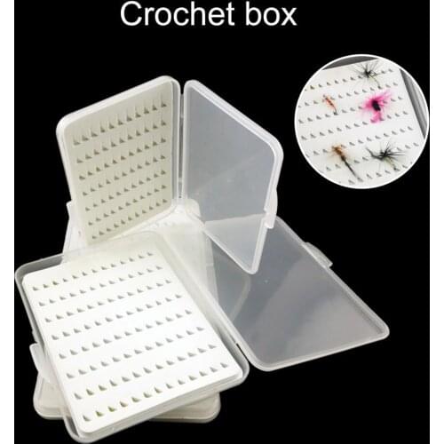 White Fishing Tackle Box Lightweight Large Capacity ABS Triangle Foam Translucent Bait Organizer for Sea Ocean