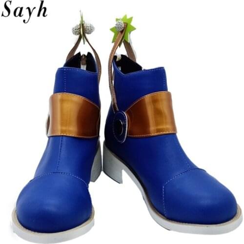 Men/Women High Top Ankle Boots Cosplay Cartoon Anime Game Bootie Pu Leather Gladiator Rome Cos Shoes