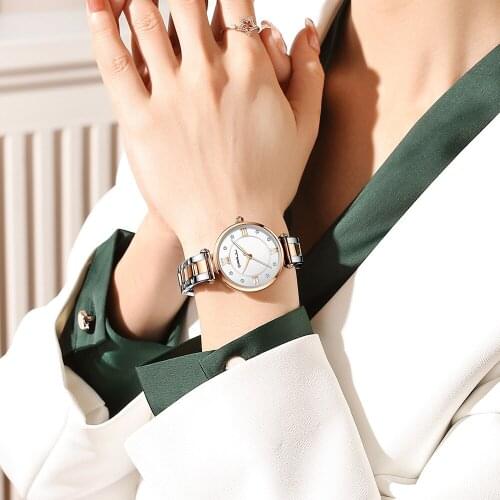 CRRJU Luxury Ladies Watch Women Waterproof Rose Gold Steel Strap Women Wrist Watches Top Brand Bracelet Clocks Relogio Feminino