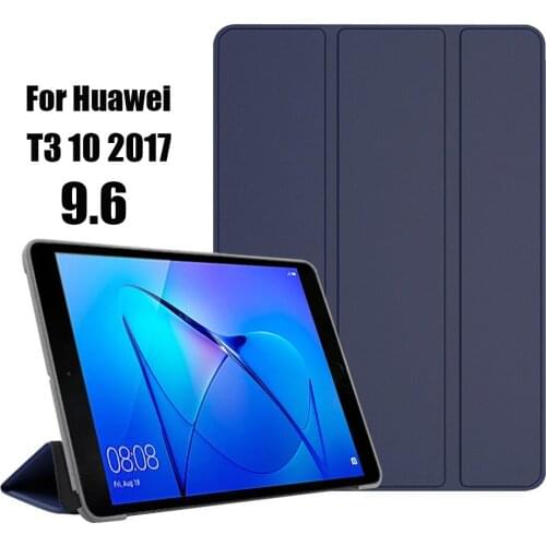 Case for Huawei MediaPad T3 10 AGS-L09/W09/L03 Honor Play Pad 2 T3 9.6 Tablet Funda Stand PU Leather Cover for Huawei T3 10 Case