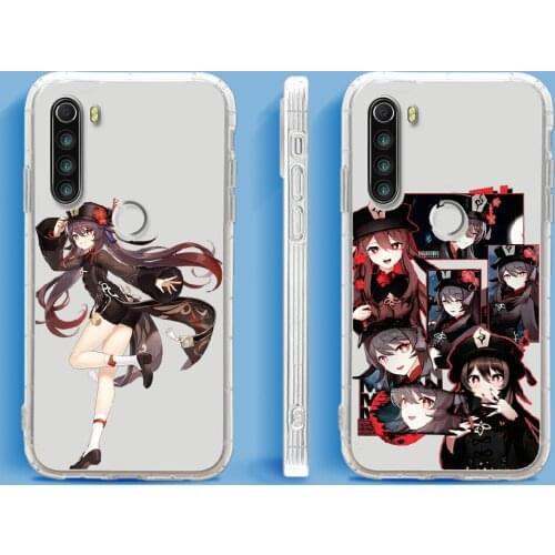Hu Tao Genshin Impact Phone Case For Xiaomi Redmi Note 7 7A 8 8T 9 9A 9S 10 K30 Pro Ultra transparent fashion prime silicone